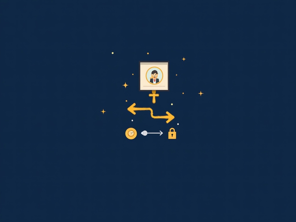 An artwork held by a gold key with two paths: a limited license and a full transfer