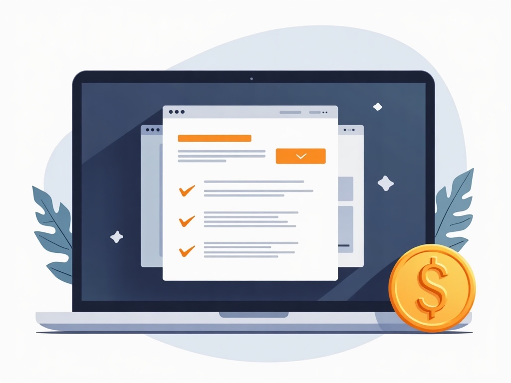 An online form showing three steps: application, fee, and file upload